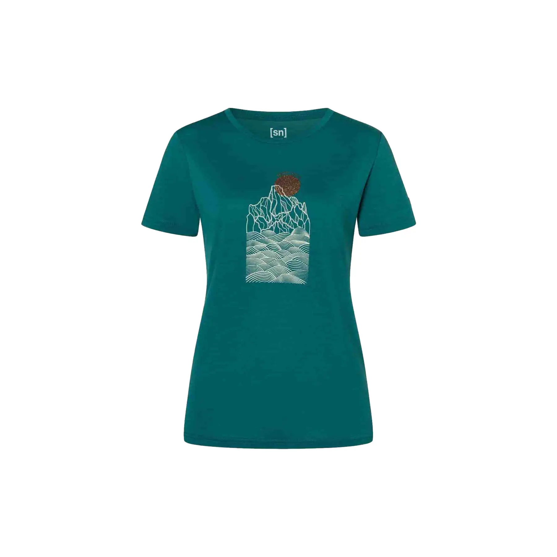 Damen T-Shirt super.natural Preikestolen Cliffs