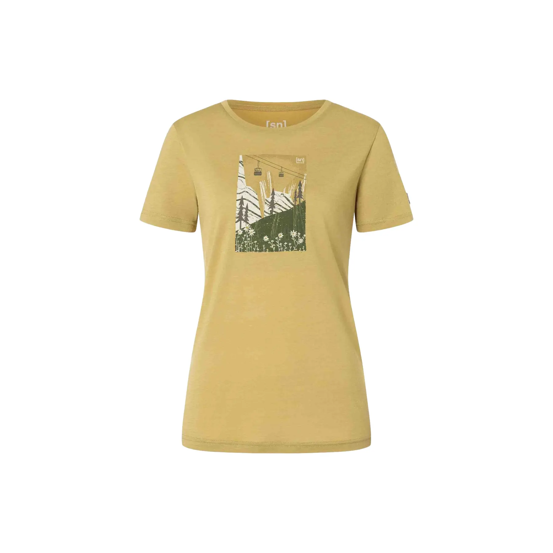 Damen T-Shirt super.natural Summer Gondola