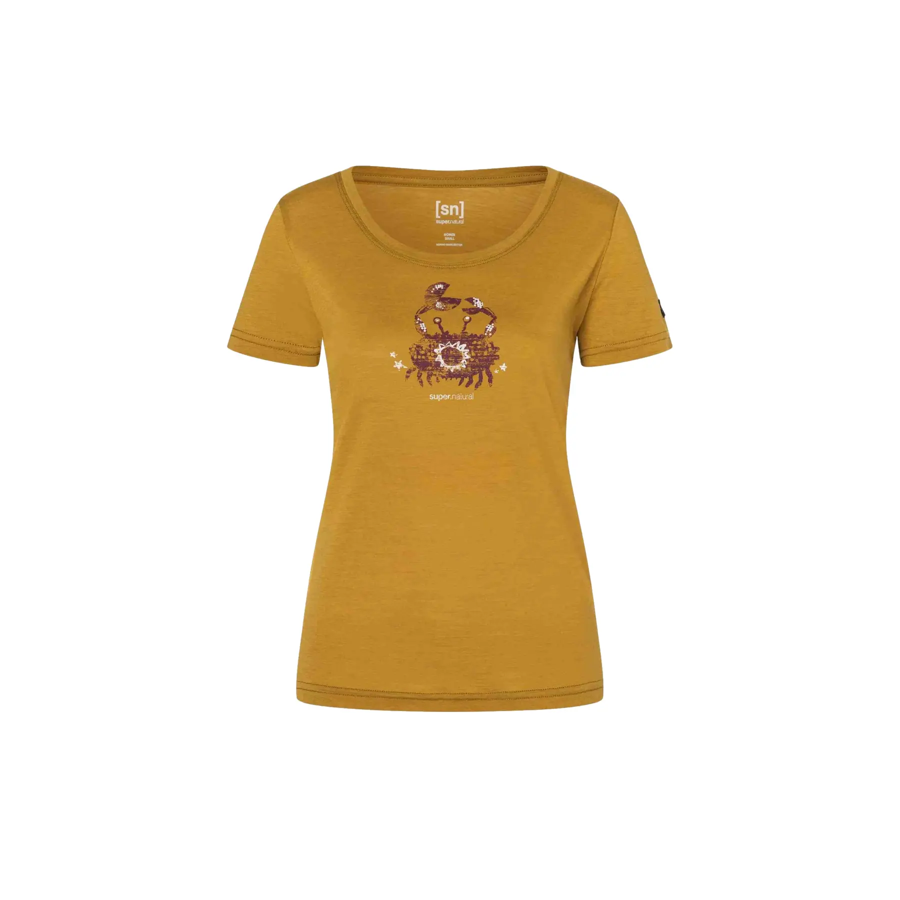 Damen T-Shirt super.natural Mrs Crab