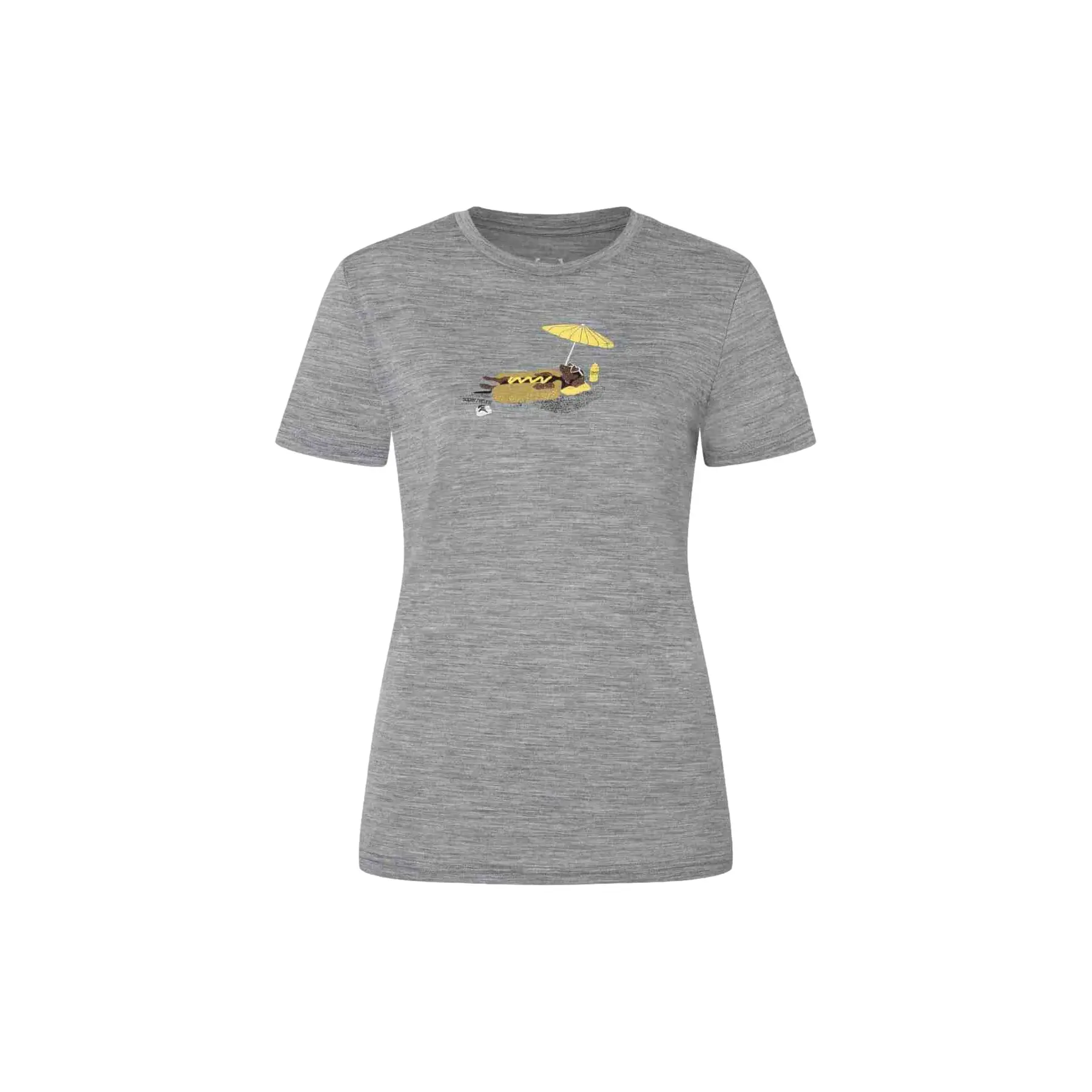 Super.natural Women's Gris T-Shirt Hot Dog