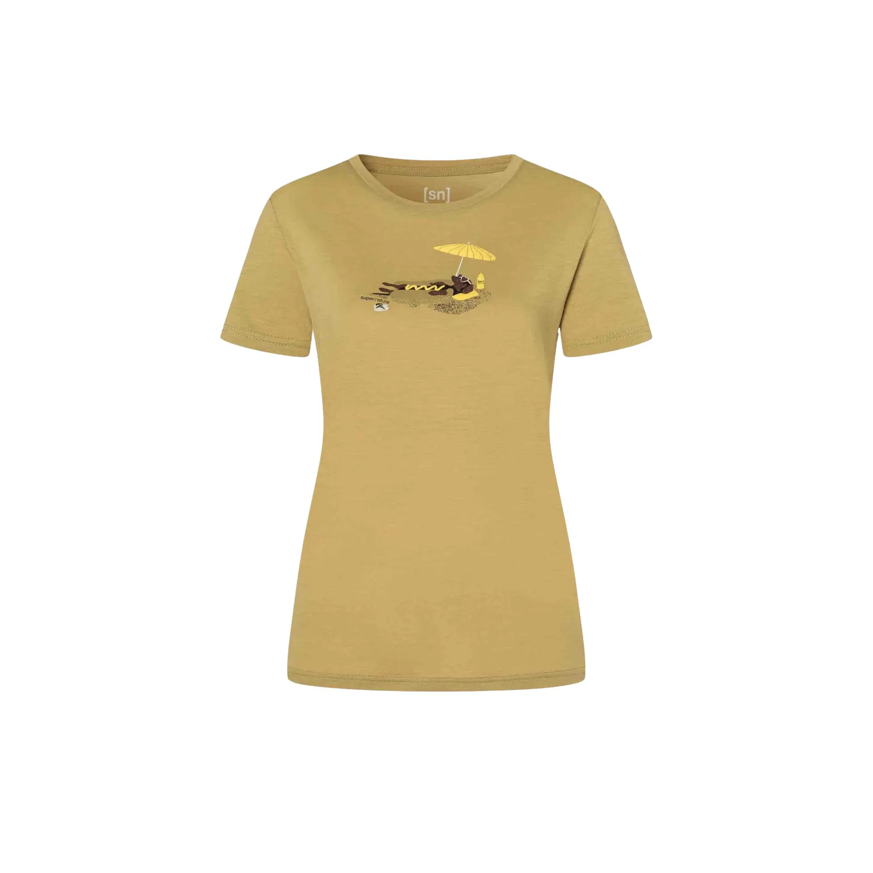 Super.natural Women's Jaune T-Shirt Hot Dog