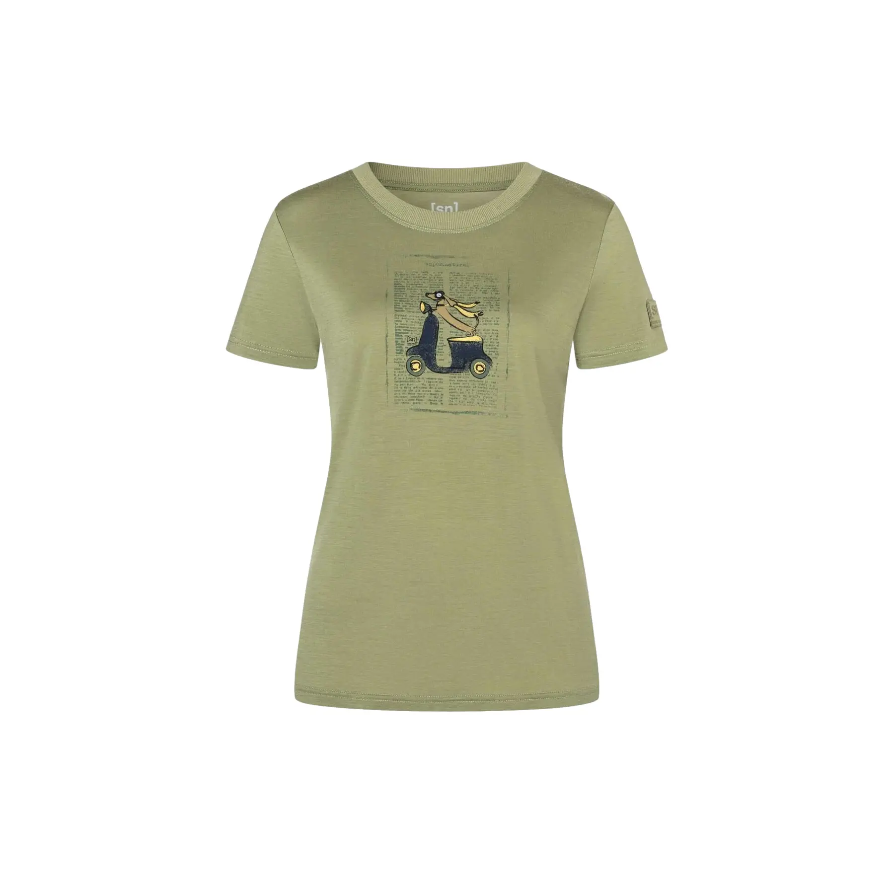 Damen T-Shirt super.natural Racing Dachshund Bio