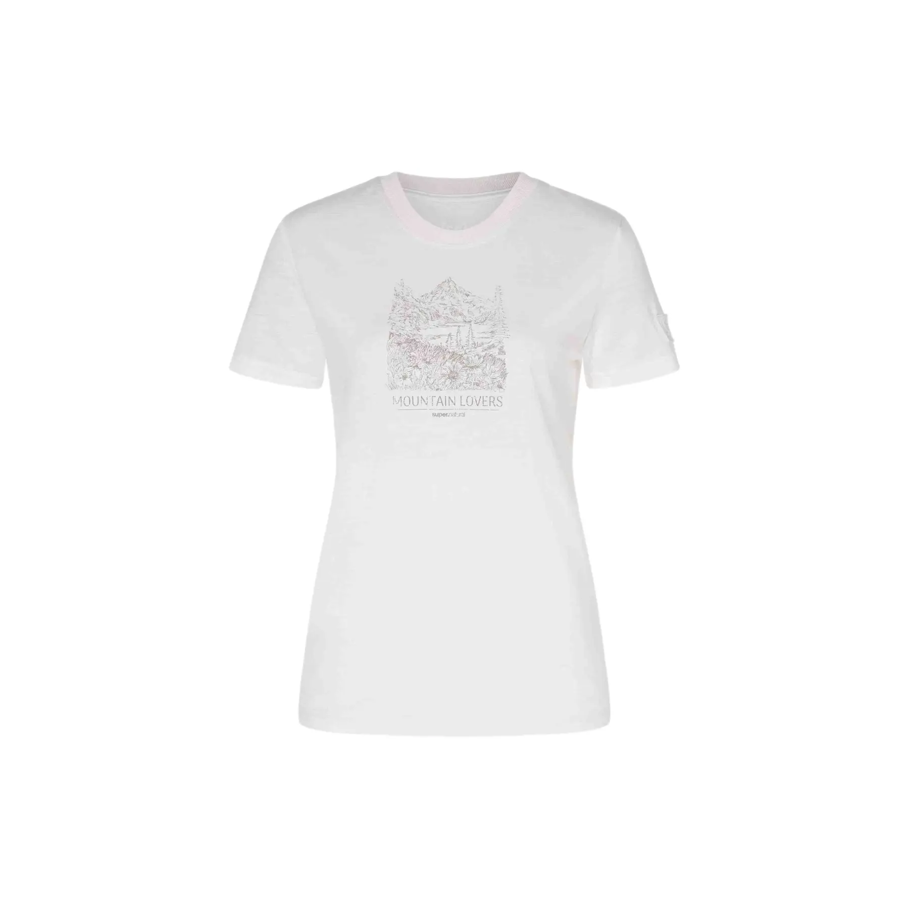 Damen T-Shirt super.natural Mountain Lovers Bio