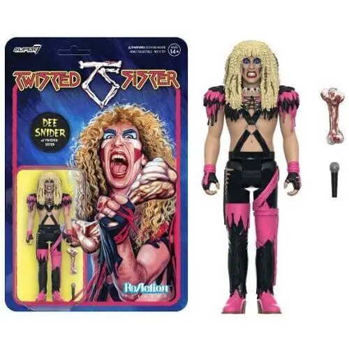 Figurine de collection Super7 Twisted Sister ReAction Dee Snider