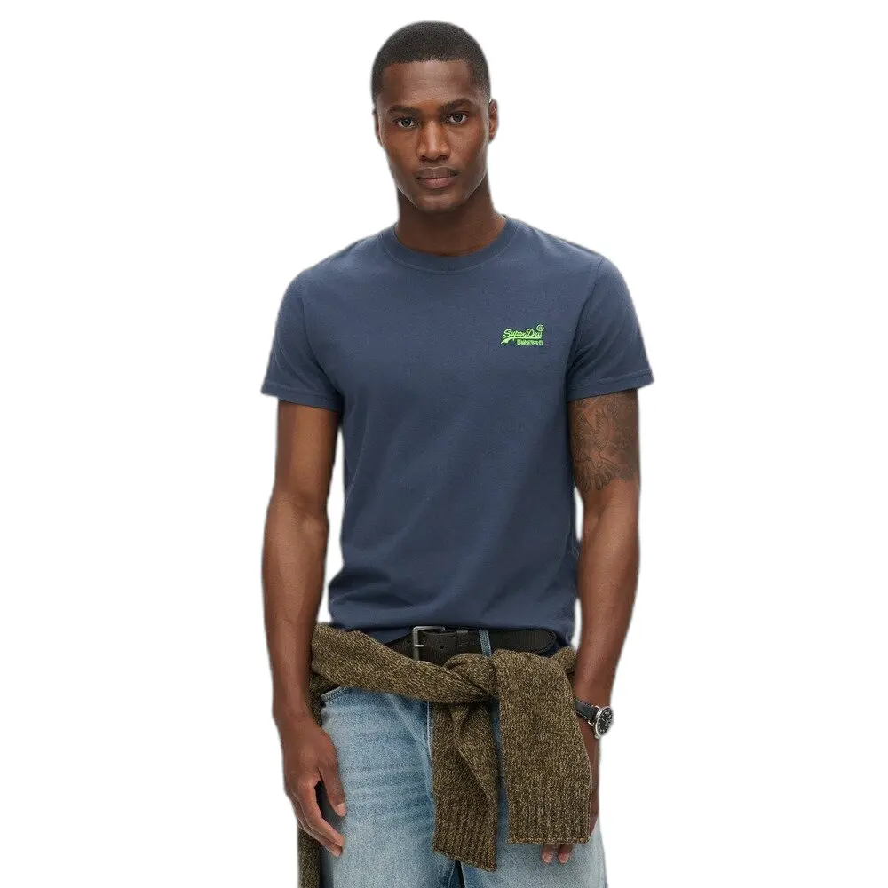 T-shirt con logo in cotone biologico Superdry