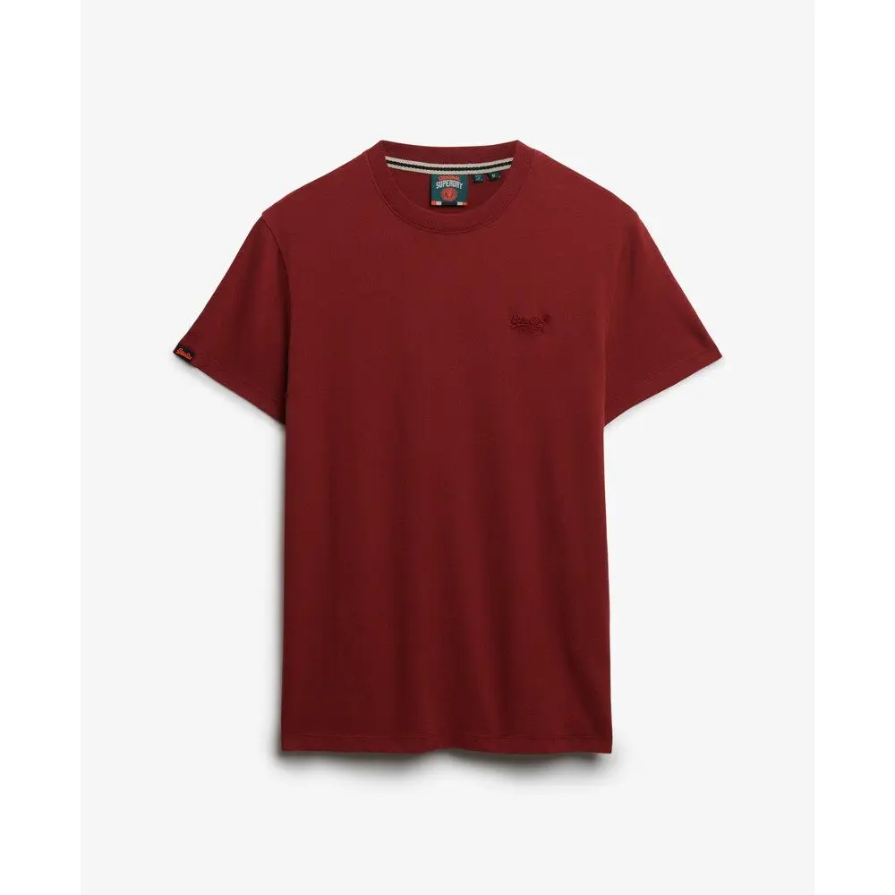 T-shirt con logo in cotone biologico Superdry