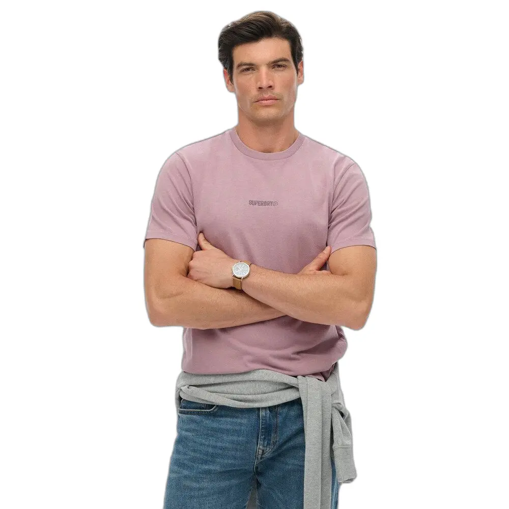 T-shirt con micro logo Superdry