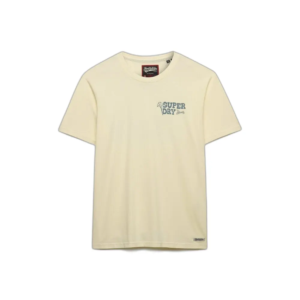 T-shirt met tekst Superdry Vintage