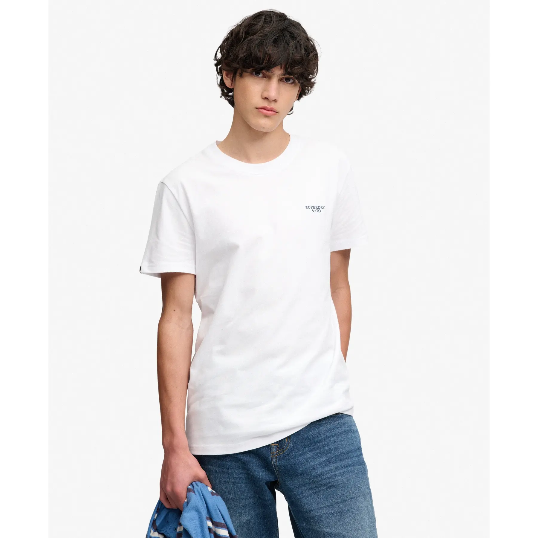 T shirt avec logo Superdry Essential Stacked