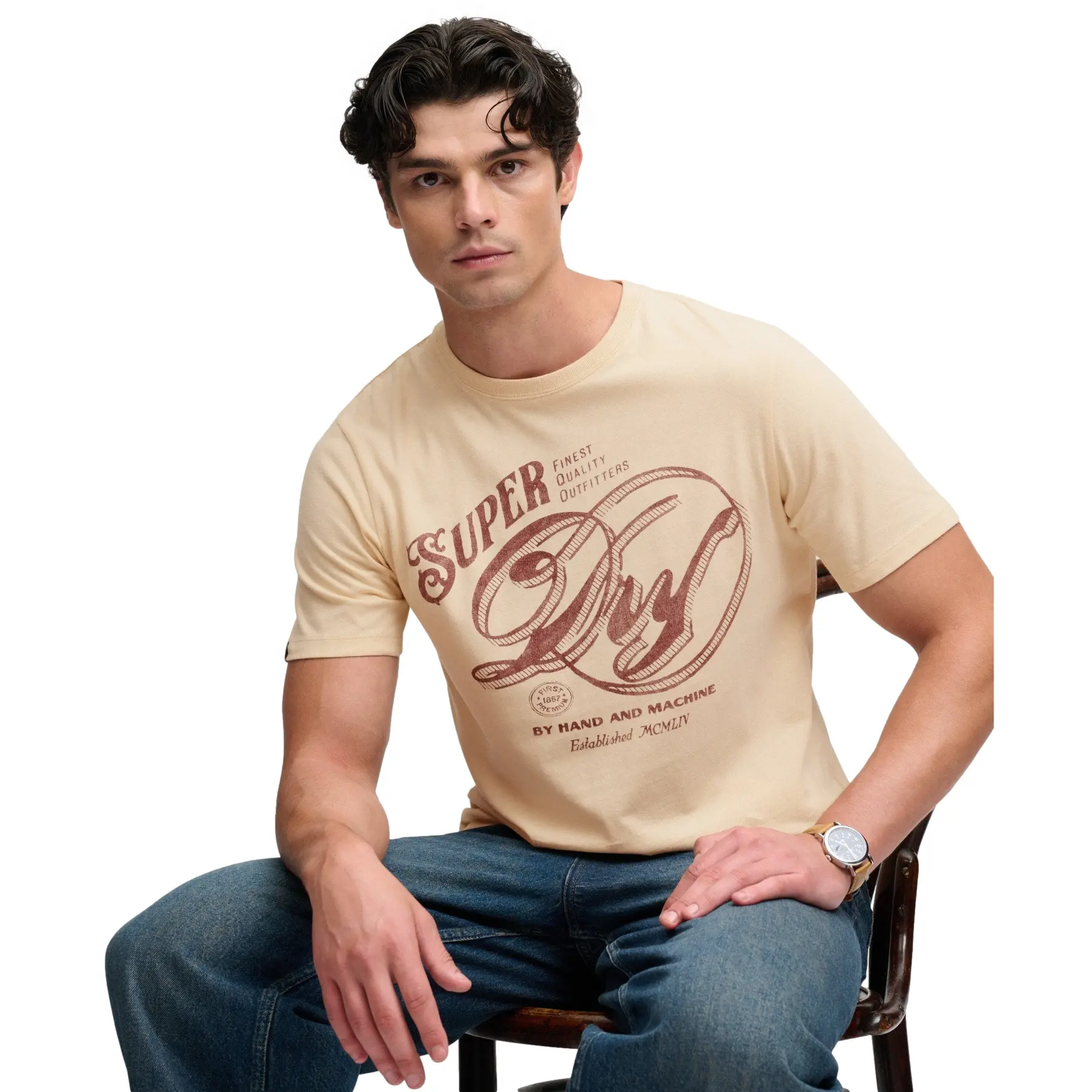 T shirt Superdry Heritage Script
