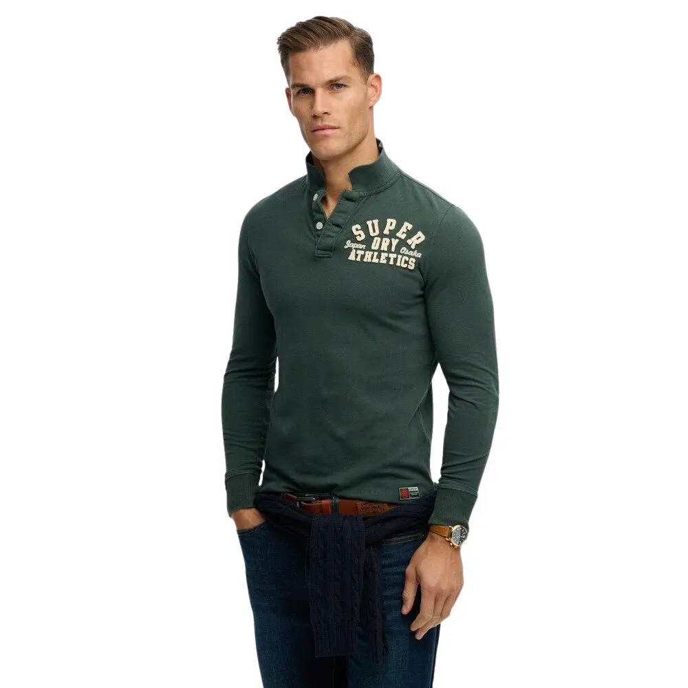 Polo Superdry Polo à manches longues Vintage Athletic EU