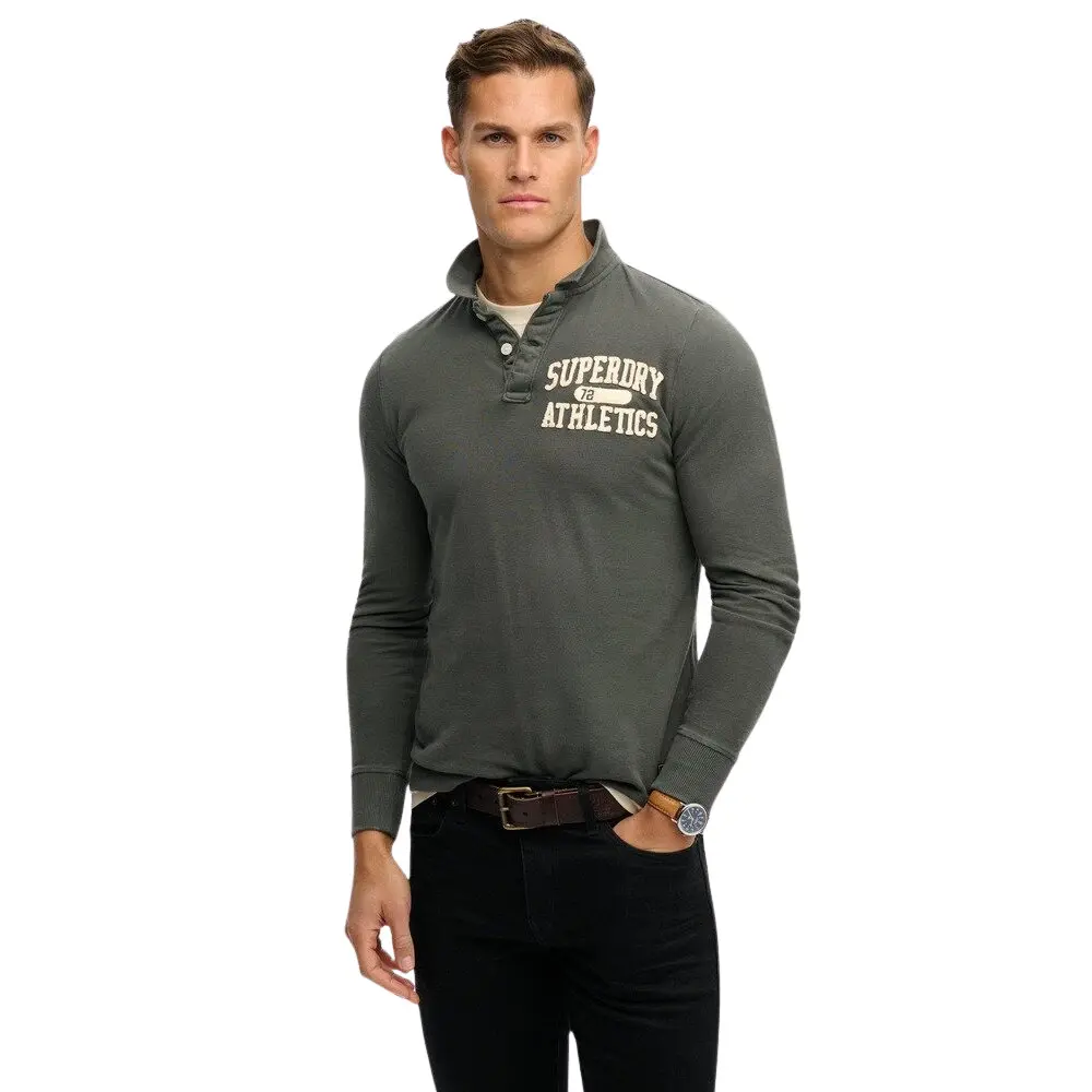 Polo a maniche lunghe Superdry Vintage Athletic