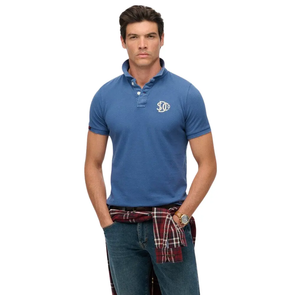 Polo brodé Superdry Vintage Athletic - vue 7