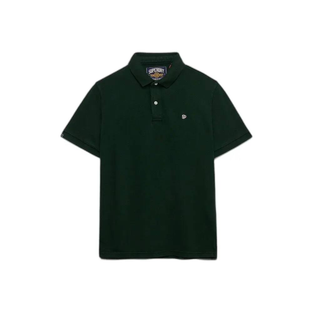 Superdry Vintage Destroy Korte Mouw Poloshirt Groen S Man