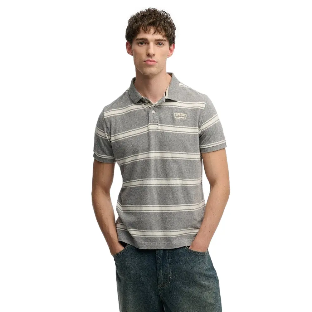 Polo Superdry Polo à rayures vintage en jersey EU - vue 6