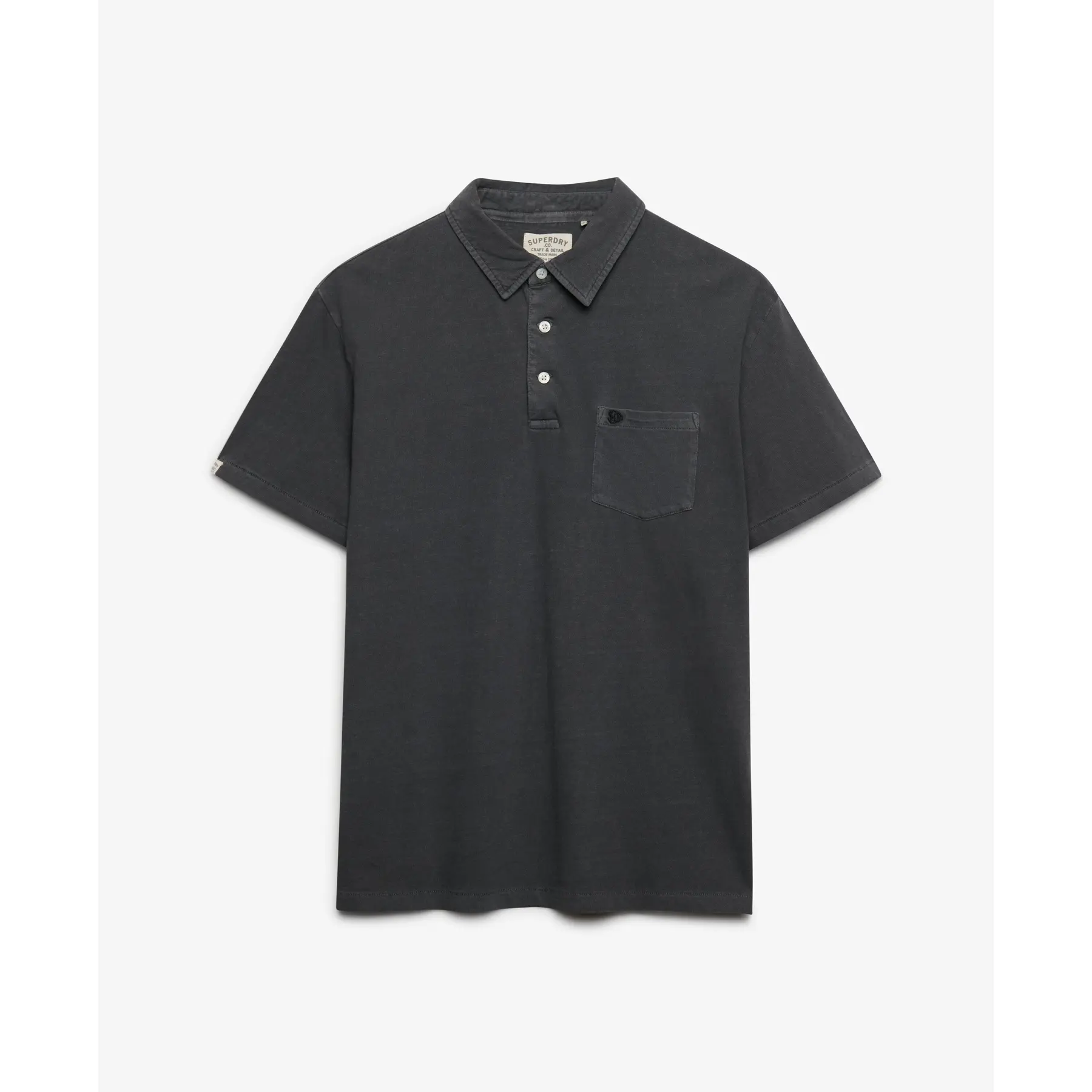 Polo en coton et lin classique Superdry
