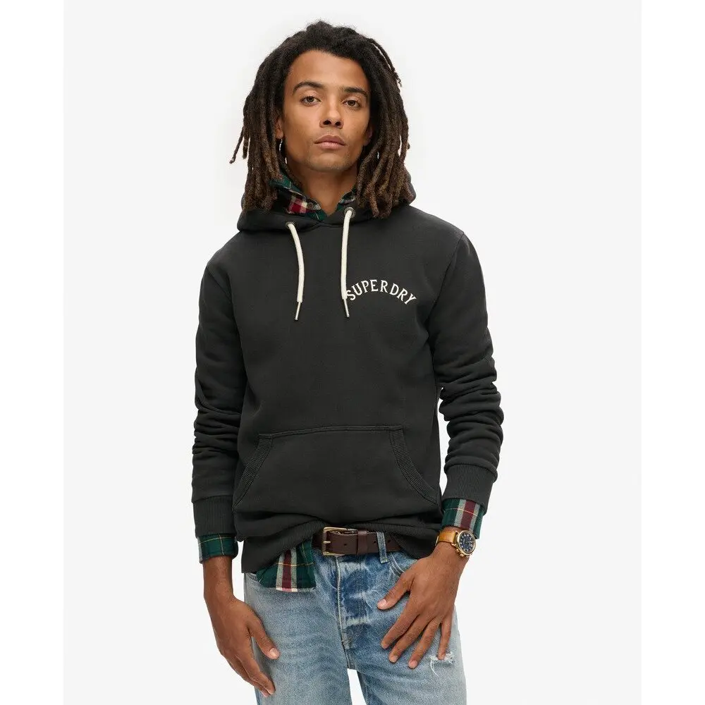 Sweatshirt à capuche à motif tatouage Superdry