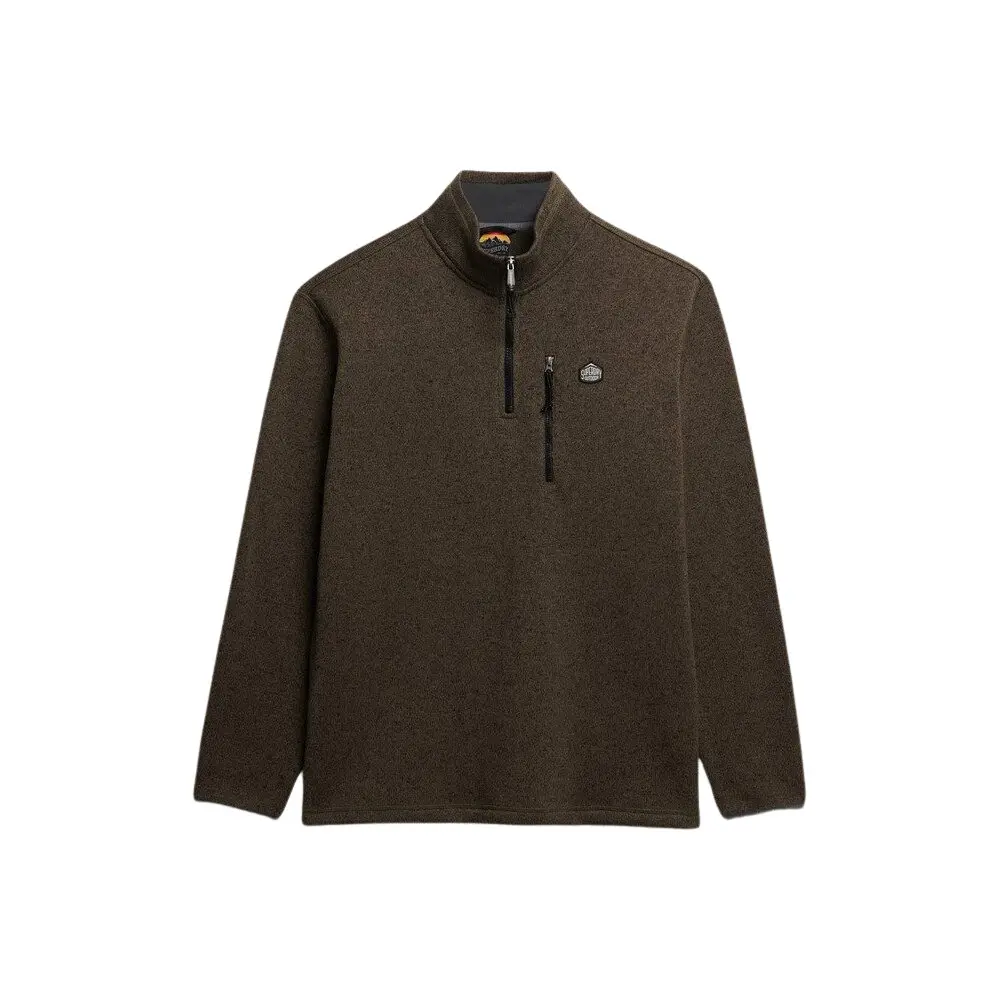 Sweat shirt Superdry Half Zip Pullover Fleece EU - vue 2