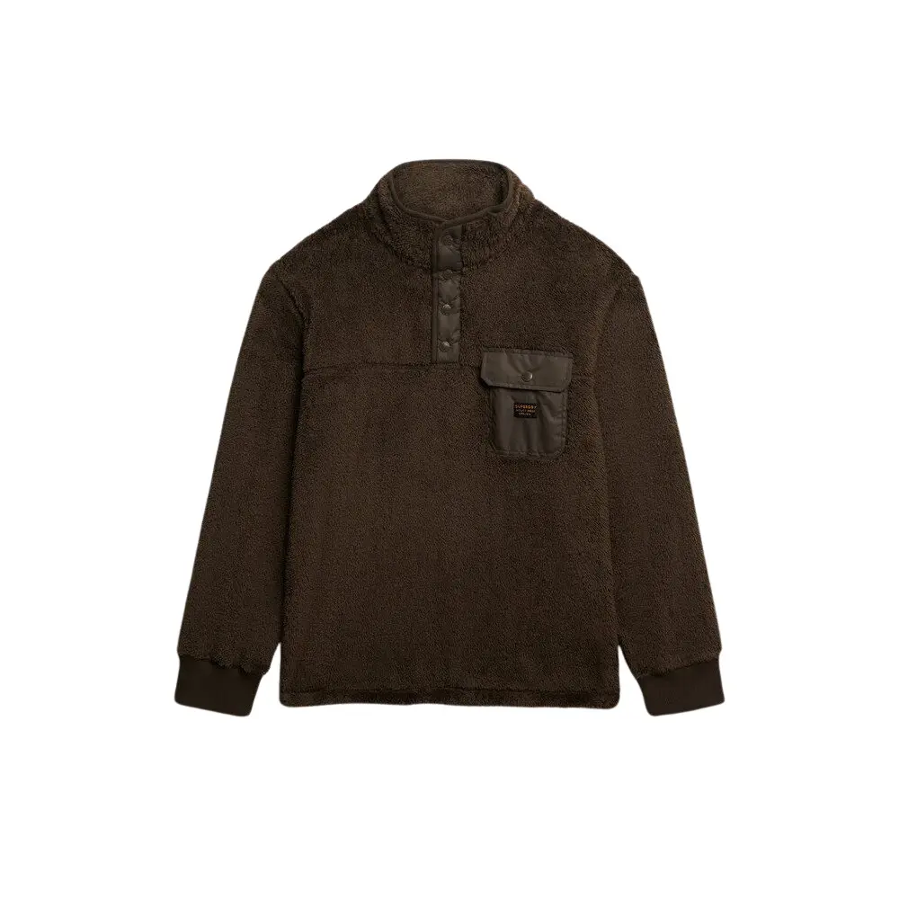 Pull en fourrure col tunisien Superdry