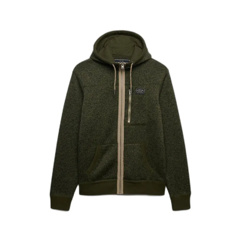 Superdry Homme Sweat Zippé à Capuche Storm Fleece Coupe Décontractée - vue 8