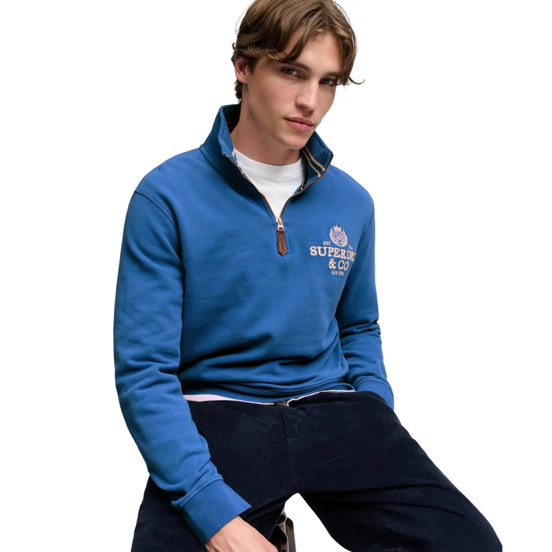 Sweatshirt demi zip Superdry Company