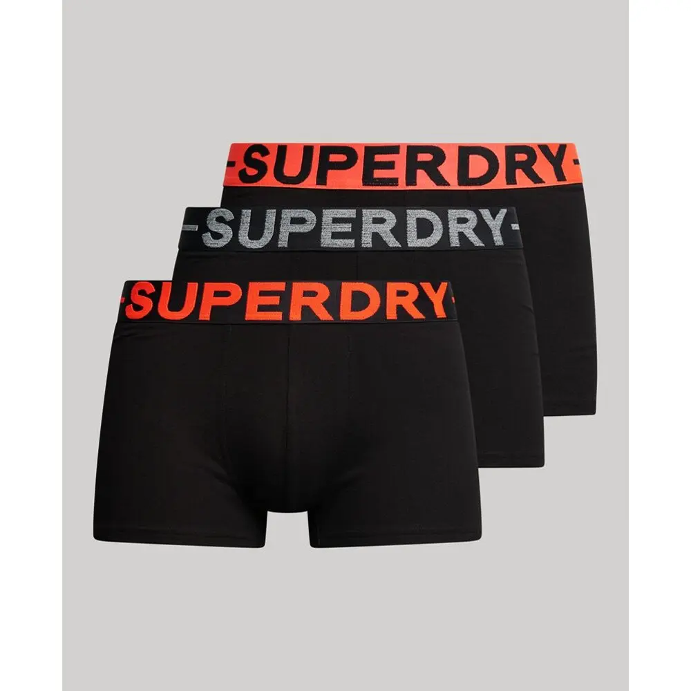 Boxer en coton biologique Superdry x3