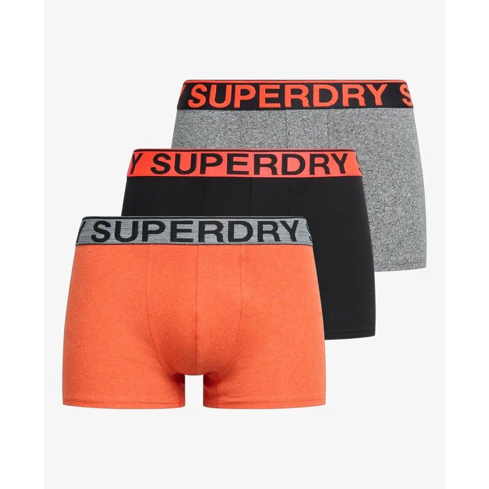 Caleçons Superdry Homme Caleçon Paquet de 3 TRUNK TRIPLE PACK EU - vue 3