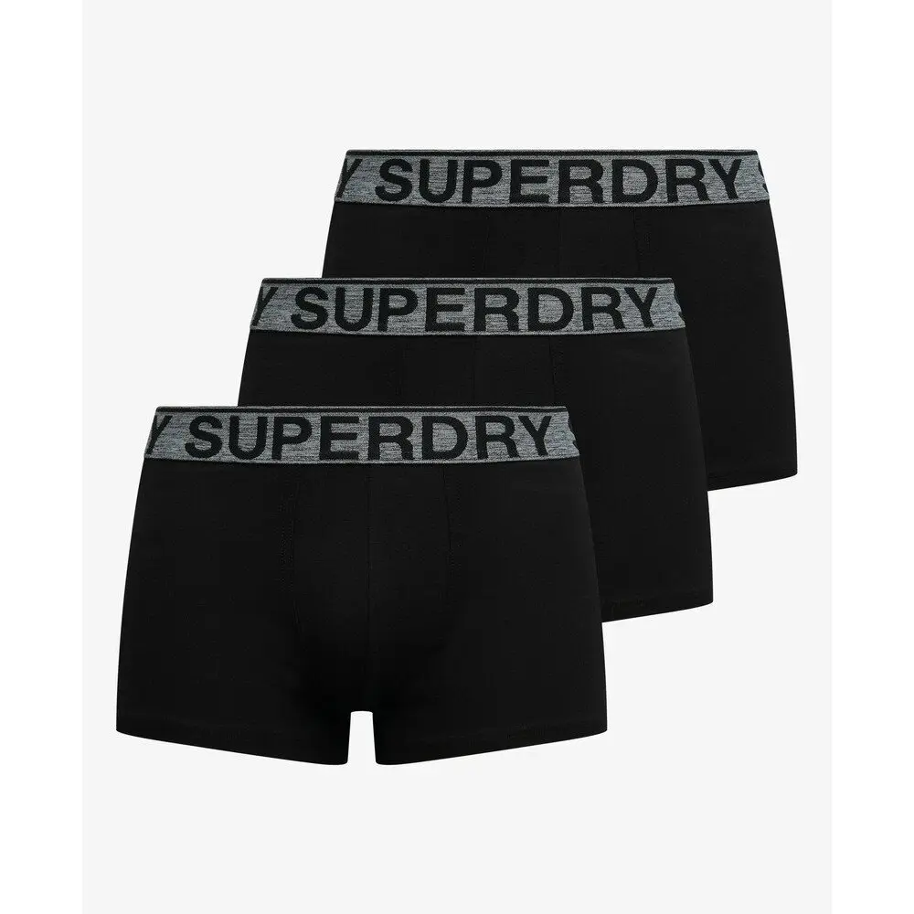 Caleçons Superdry Lot de 3 boxers en coton biologique EU - vue 4