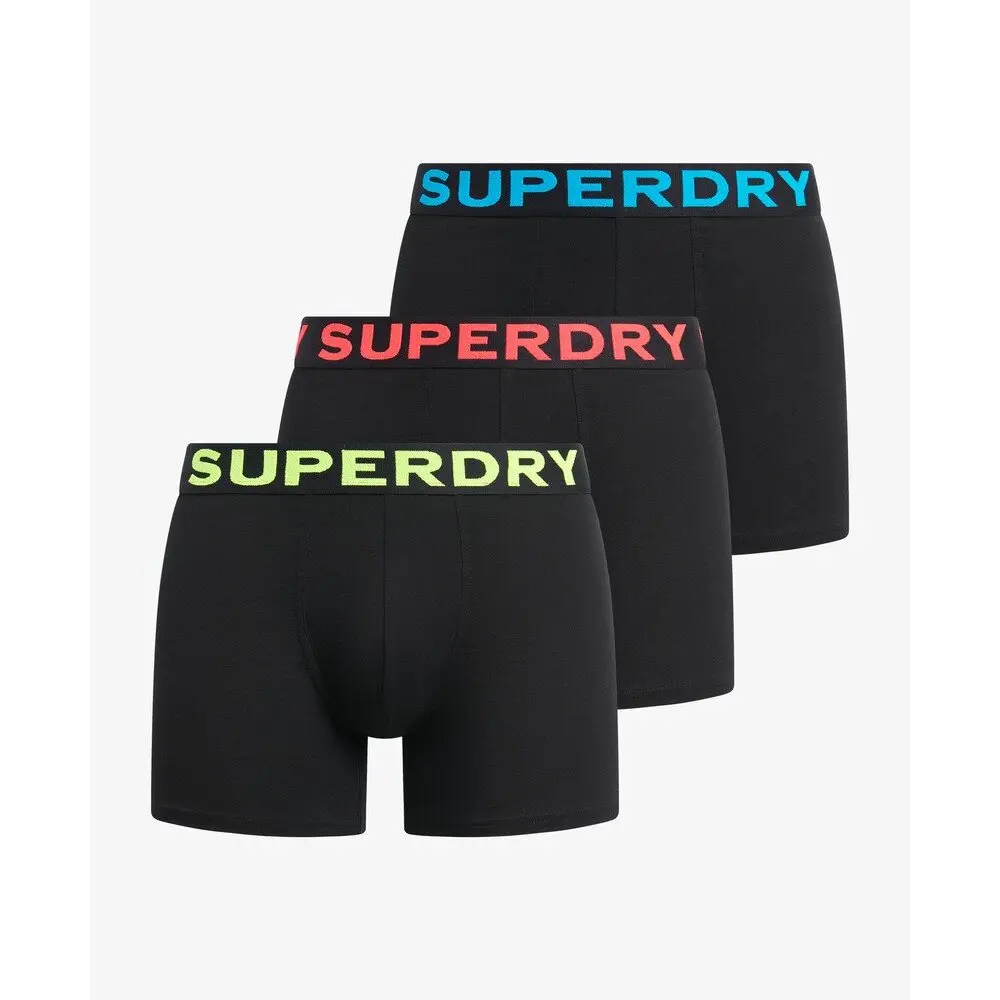 Caleçons Superdry Lot de 3 boxers en coton biologique EU - vue 2