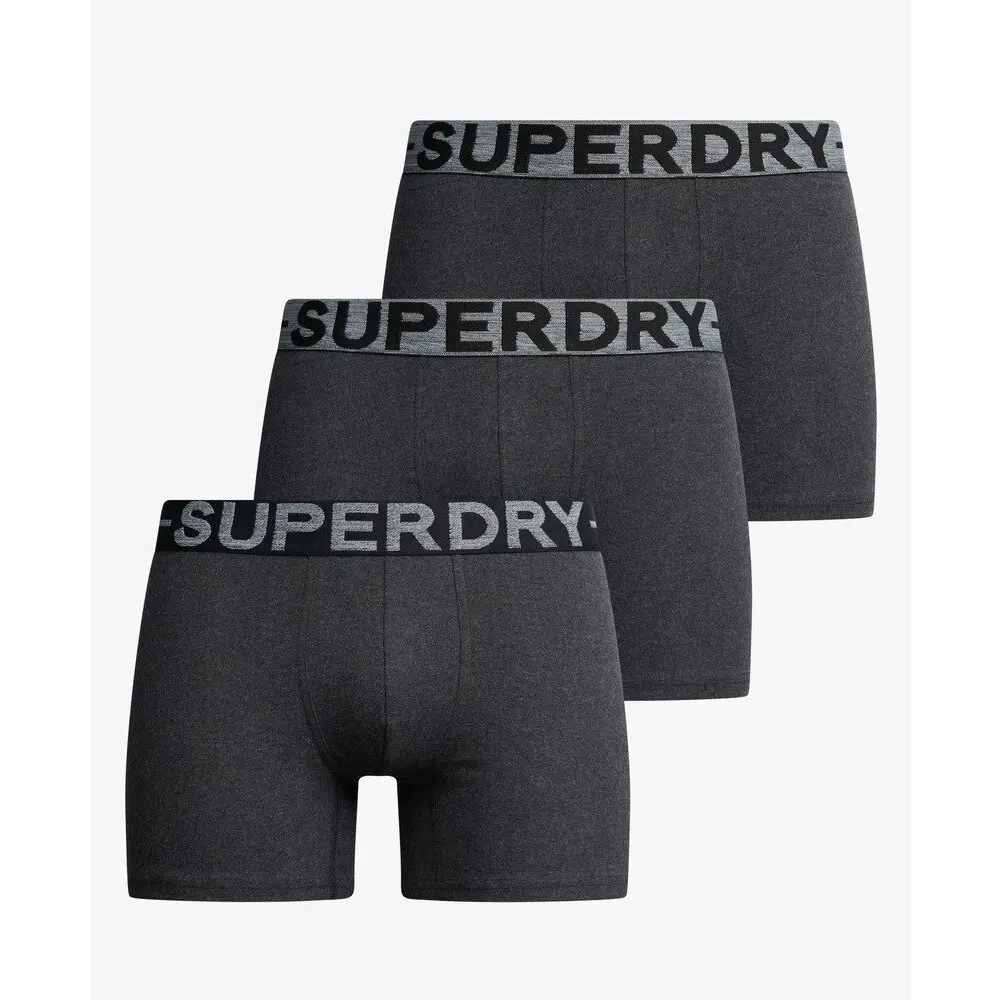 Caleçons Superdry Lot de 3 boxers en coton biologique EU - vue 3