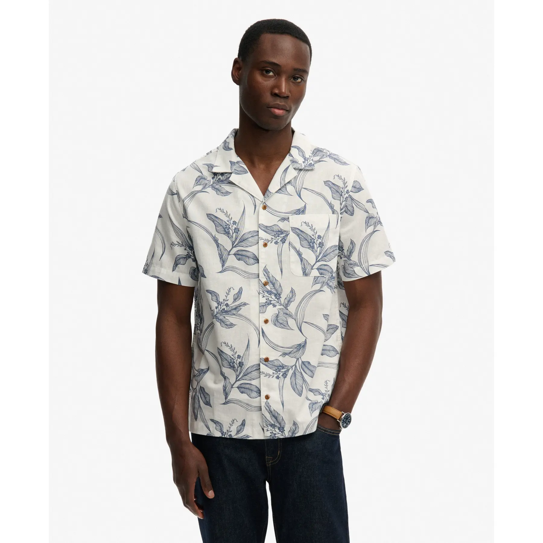 Chemise Superdry Chemise à manches courtes Vintage Loom Cabana EU