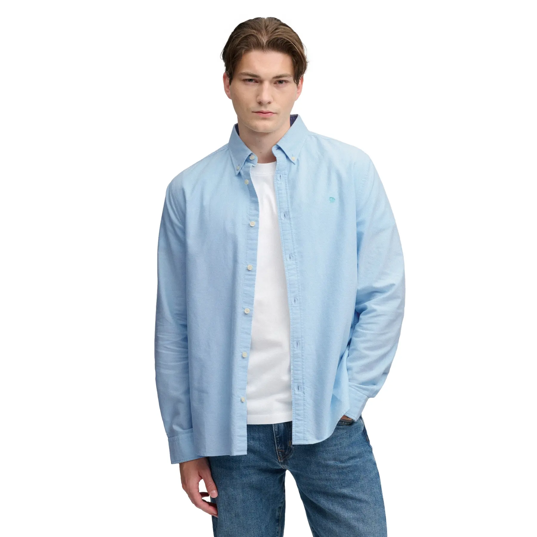 Chemise manches longues Superdry Oxford Preppy