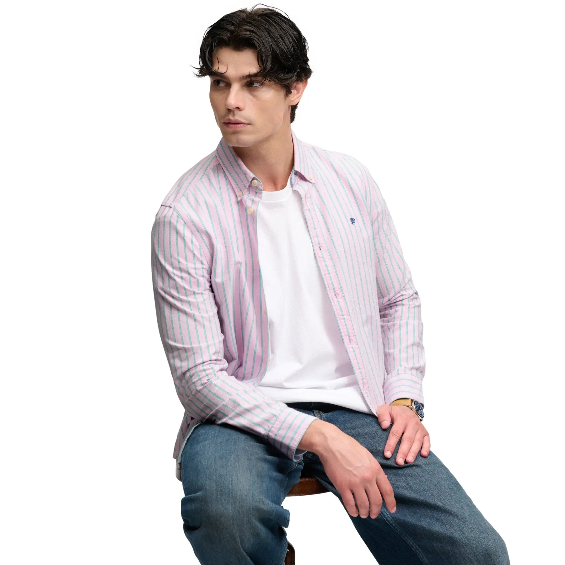 Chemise manches longues Superdry Oxford Preppy
