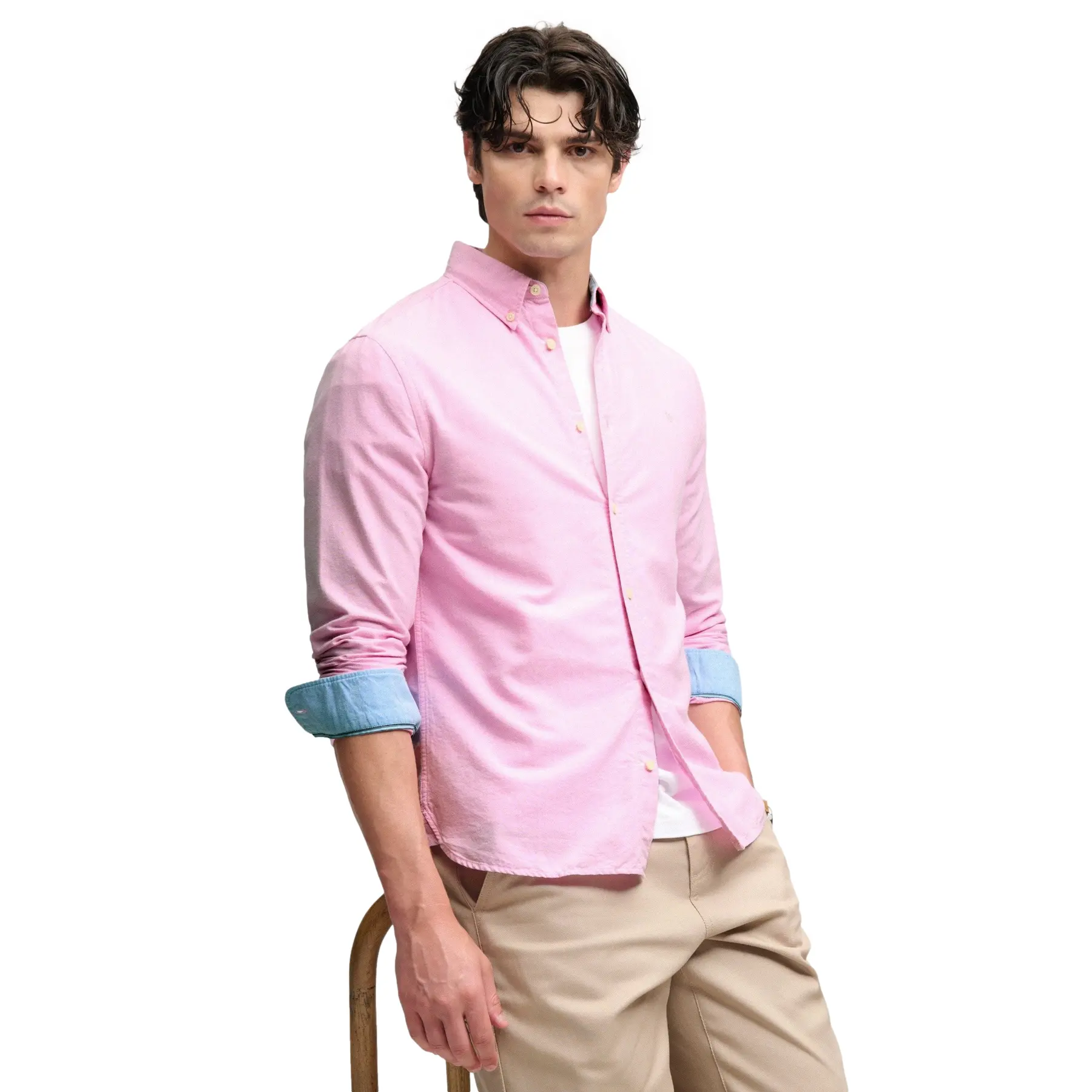 Shirt met lange mouwen Superdry Oxford Preppy