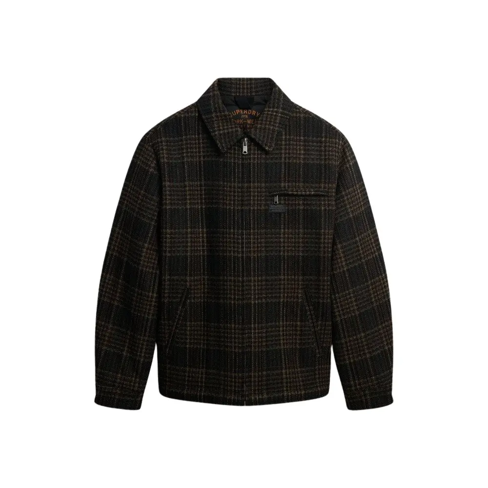 Veste Superdry Veste matelassée à carreaux Ranch EU