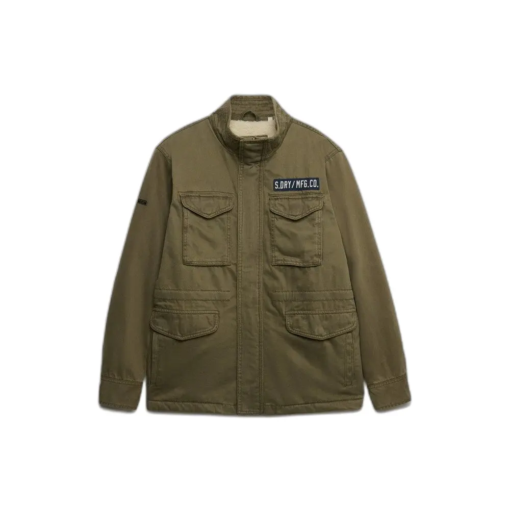 Superdry Homme Veste M65 Borg Military - vue 10