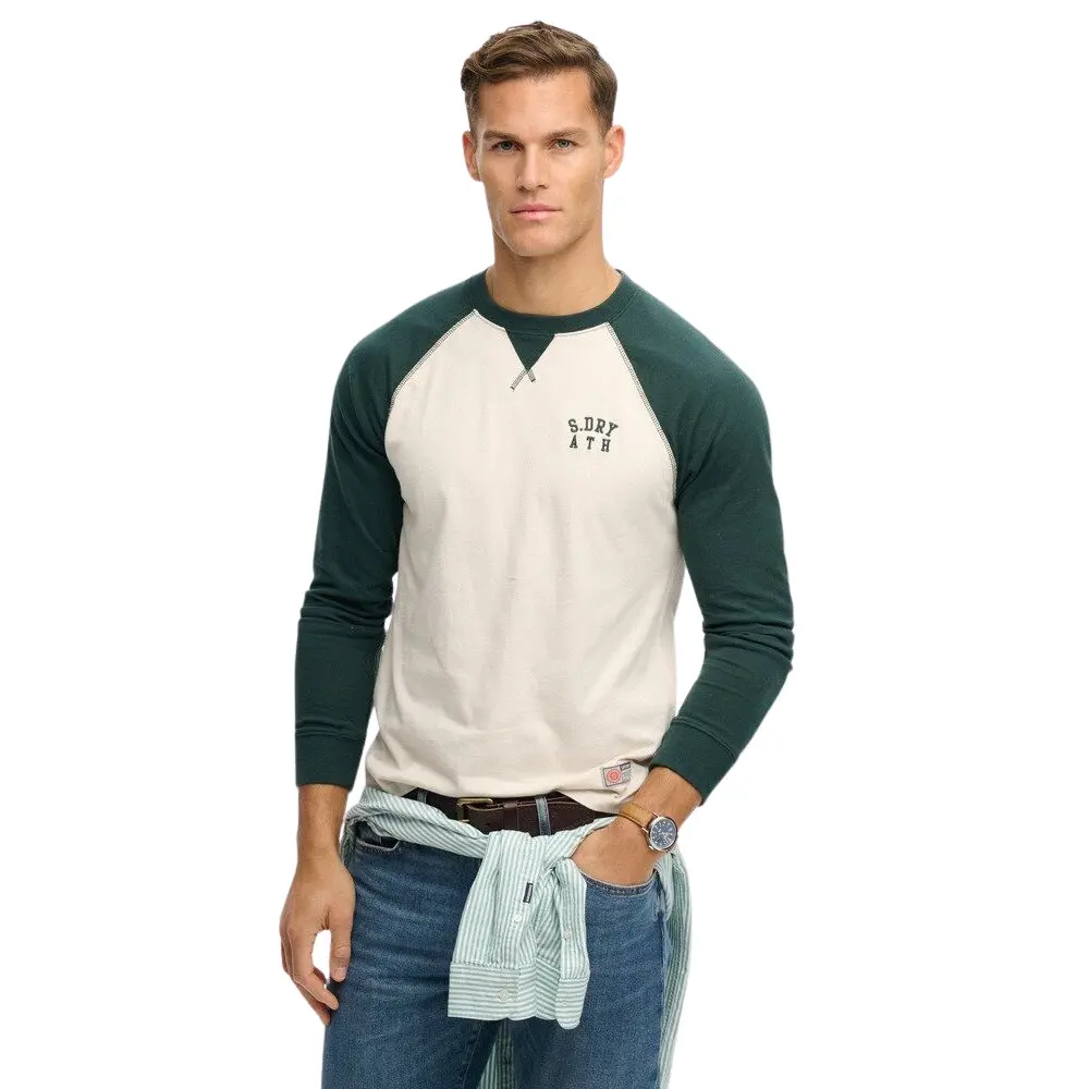 T shirt manches longues Superdry Vintage Athletic