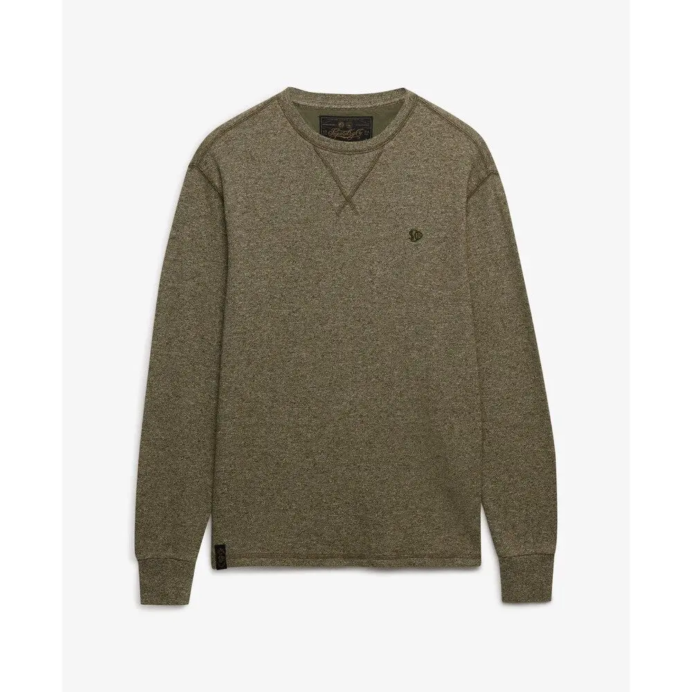 T shirt manches longues Superdry Slub Waffle