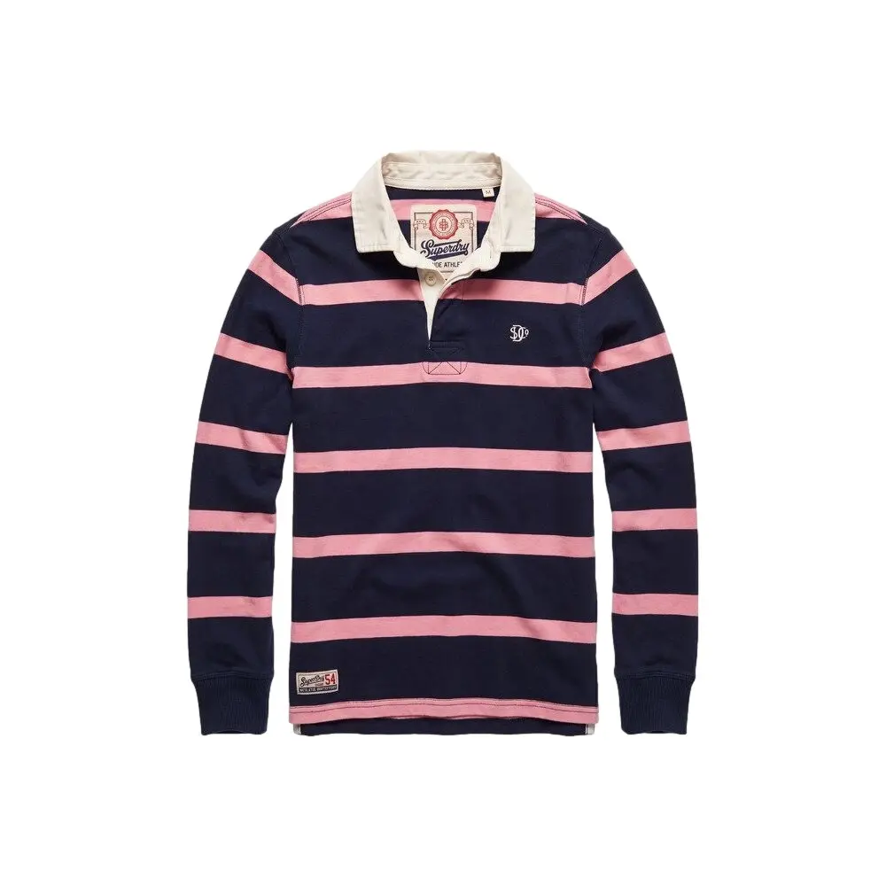Polo met lange mouwen Superdry Athletic Stripe Rugby