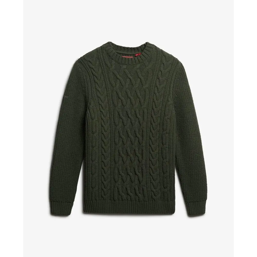 Pull en maille torsadée Superdry Jacob