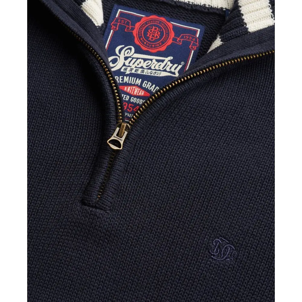 Pull in cotone mezzo zip