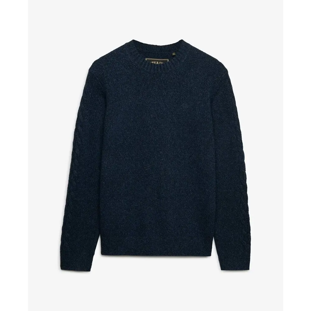 Superdry Homme Pull à Manches Torsadées Brossé - vue 2
