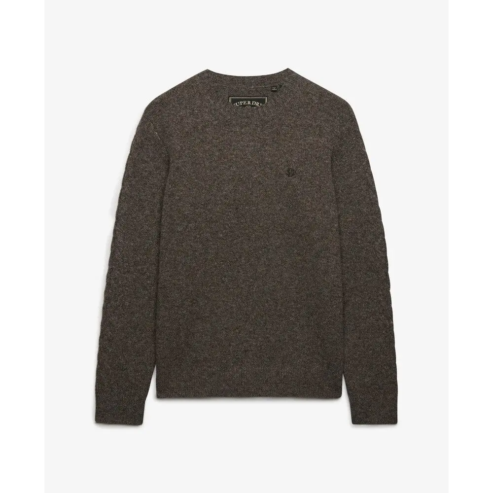Superdry Homme Pull à Manches Torsadées Brossé - vue 2