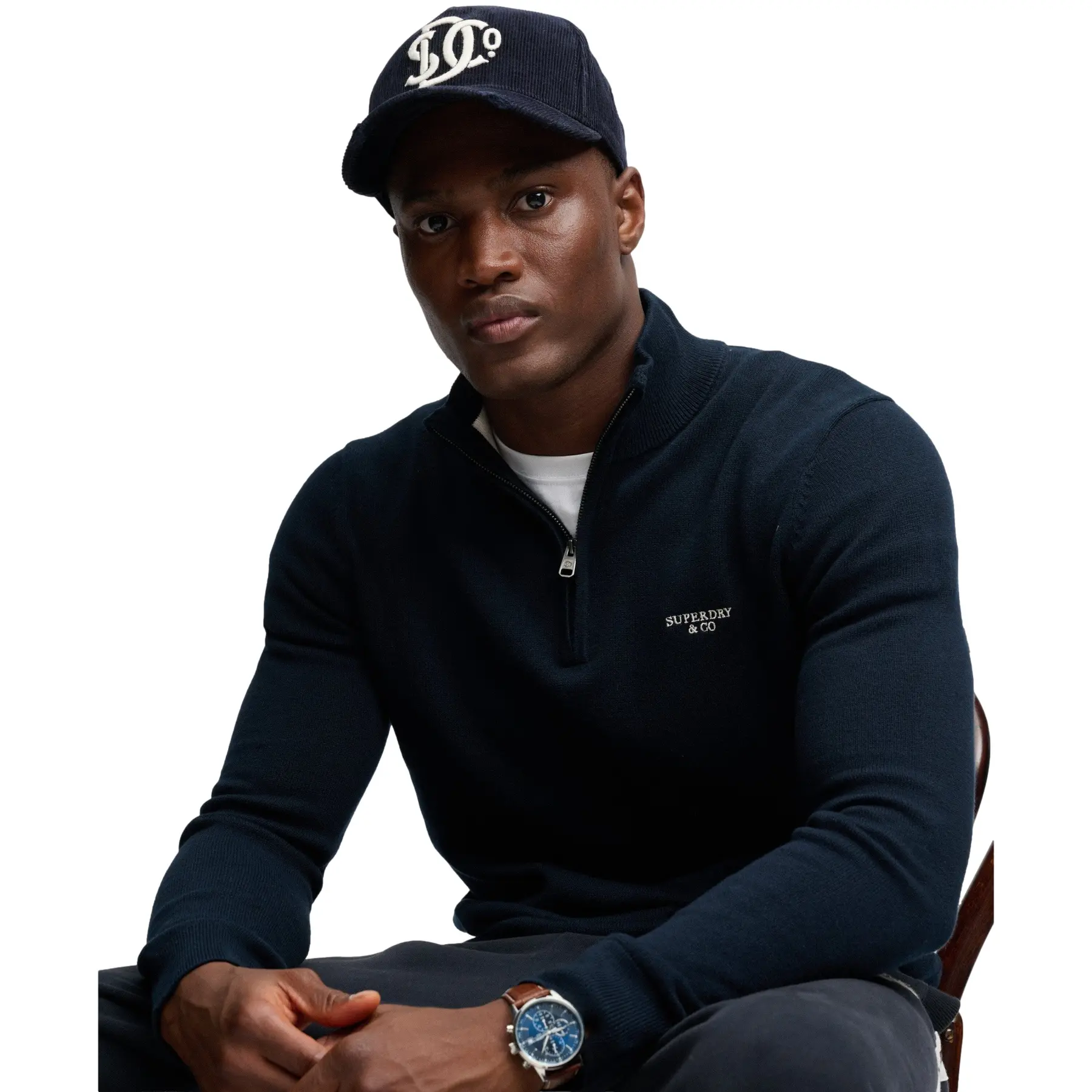 Pull demi zip Superdry Prep Essential