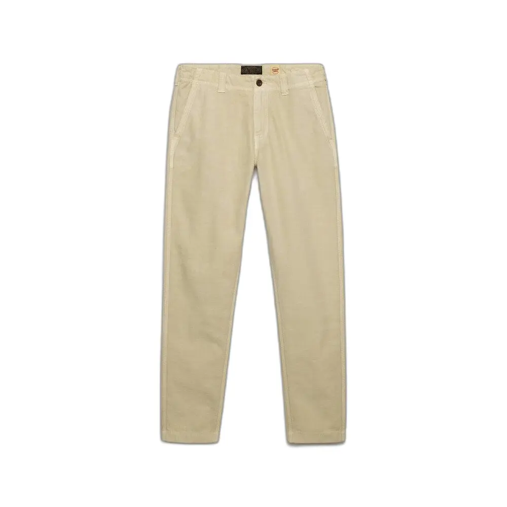 Pantalon chino lavé fuselé Superdry