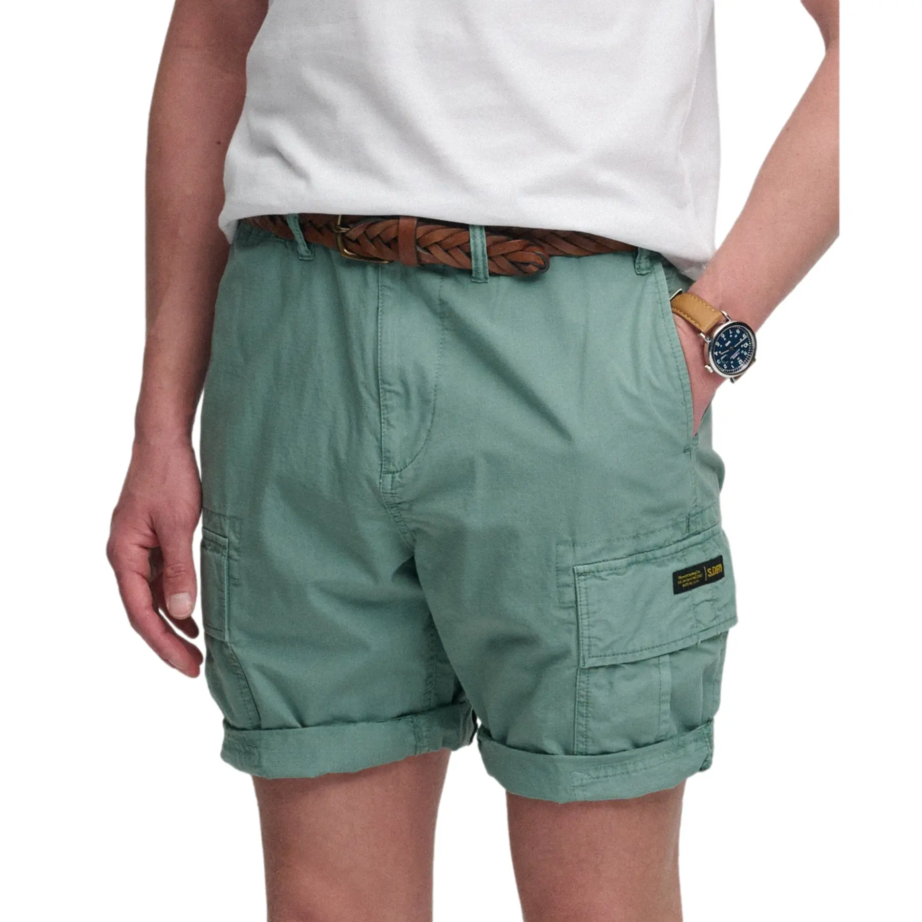 Short cargo léger en ripstop Superdry - vue 4