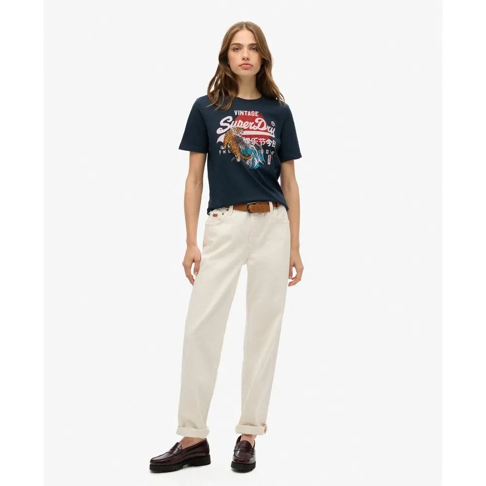 T shirt femme Superdry Vintage Tokyo
