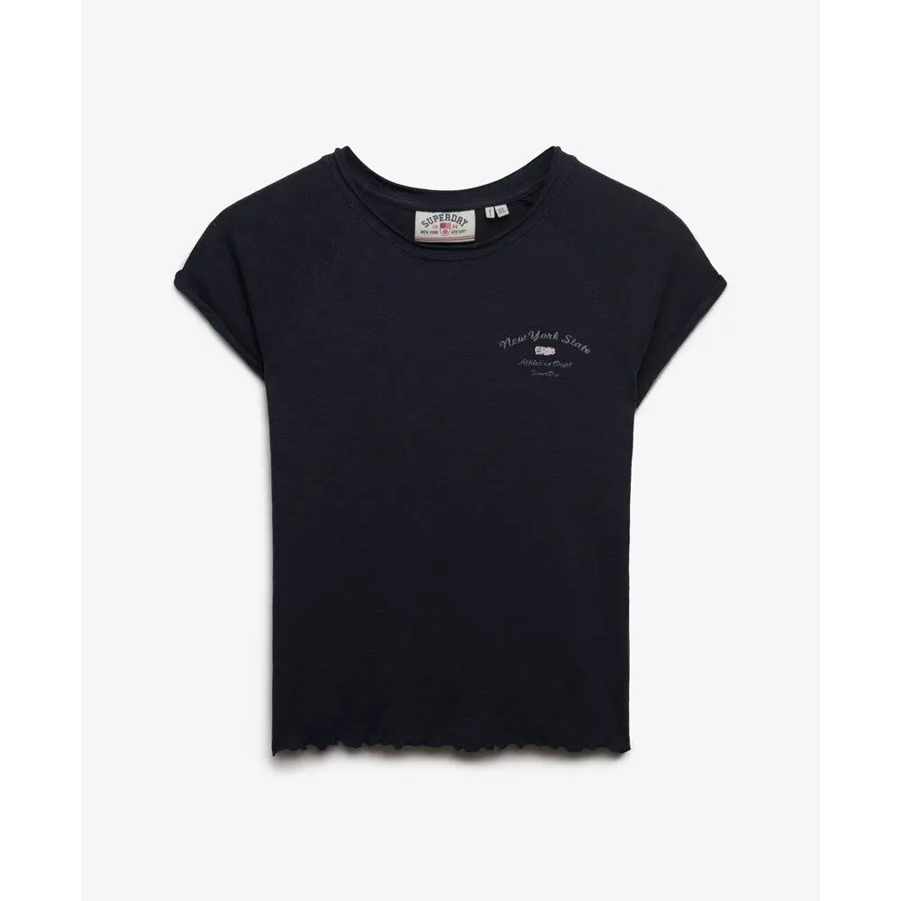 T shirt femme Superdry Graphique Slub Athletic Essentials
