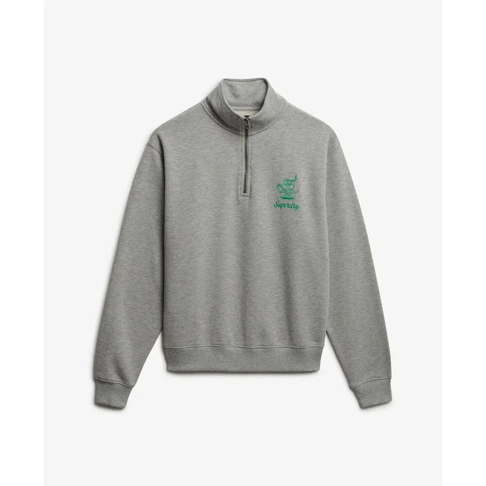 Felpa da donna Superdry Country Club Crest Henley