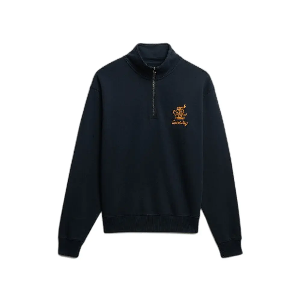 Sweatshirt 12 zip femme Superdry Country Club Crest